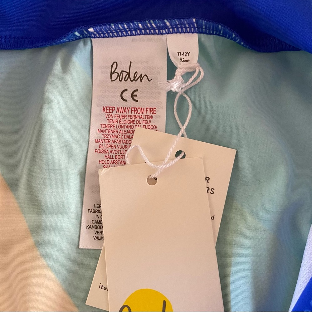 Mini Boden Multi Rainbow Swimsuits Girls - Picture 11 of 12